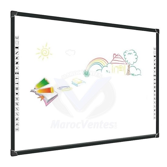 EIBOARD TABLEAU BLANC INTERACTIF TACTILE AU DOIGT ET AU STYLET 96 POUCES FC-96IR