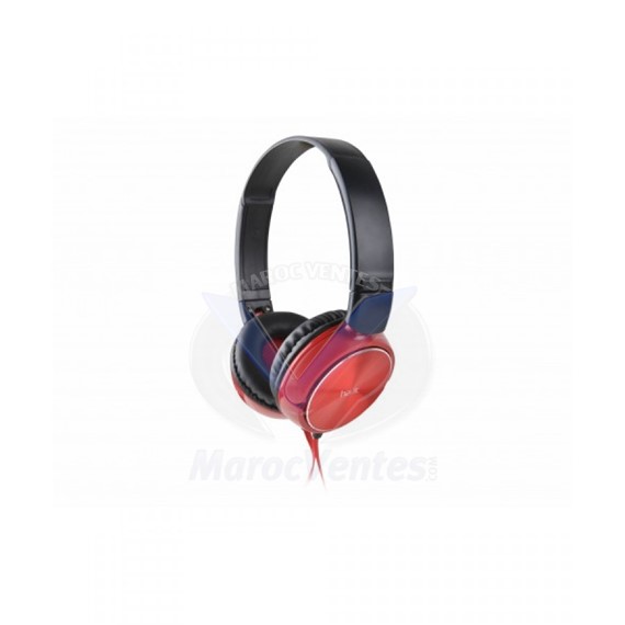 Casque Stereo avec cable micro 3.5 mm 20Hz - 20KHz HV-H2178D