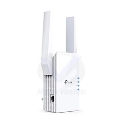 AX1800 Wi-Fi 6 Range ExtenderSPEED: 574 Mbps at 2.4 GHz + 1201 Mbps at 5 GHzSPEC: 2 × External Antennas, 1 × Gigabit Port, Broadcom 1.5GHz Quad-Core CPU, 1024 QAM, Wall PluggedFEATURE: Tether App, WPS, Intelligent Signal Light, Access Control, Power RE605