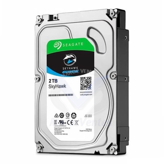 SkyHawk Disque dur Interne 2TB 3.5″ 7200 tr/min 64Mo pour Vidéosurveillance 6Gb/s ST2000VX015