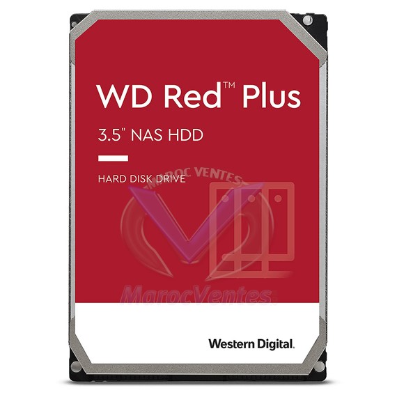 Disque Dur Interne 10To RED NAS PLUS DRIVE 3.5" SATA III WD101EFBX