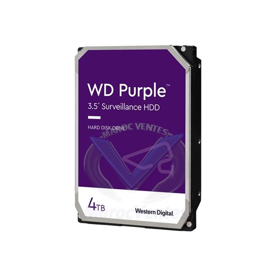 Disque dur de surveillance WD Purple WD40PURX - disque dur - 4 To - SATA 6 Gb / s DS-HDDWD40PURX