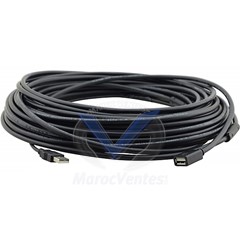 CÂBLE D'EXTENSION ACTIVE USB 2.0 A(M) À A(F) - 20 MÈTRES