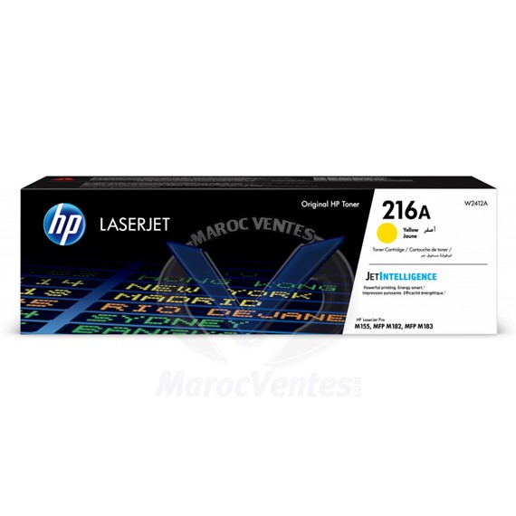 HP 216A Jaune (W2412A) - Toner HP LaserJet d