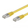 CORDON 3M CAT6A/FTP CCA PVC JAUNE LINKTECH LIN-3M_FTP/J