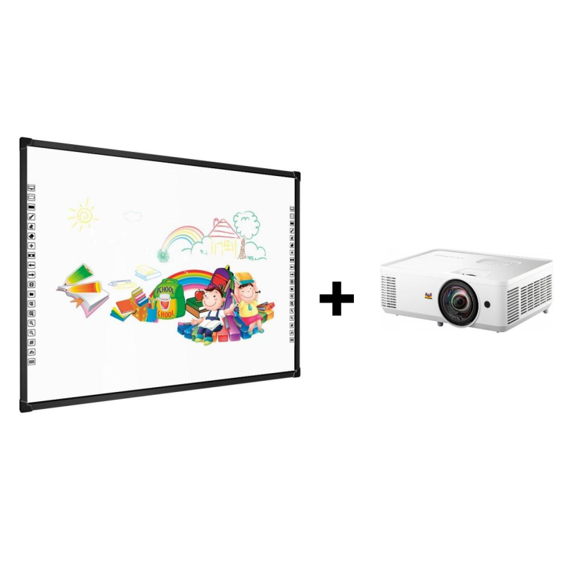 VIDEOPROJECTEUR INTERACTIF LED VIEWSONIC PS502X COURTE FOCALE AVEC TBI EIB-FC82IR + SUPPORT MURAL PS502X + TBI EIB-FC82IR + SUPPORT MURAL
