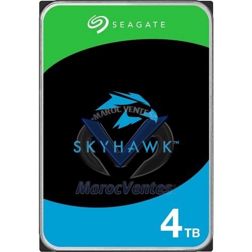 Disque Dure 4 TB SKYHAWK SURVEILLANCE HDD 3.5" SATA 6GB/S ST4000VX016