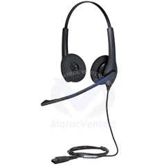 Jabra BIZ QD Noir 1500 Duo Casque Filaire