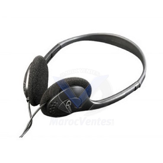 Casque Stéréo Serre-Tête Réglable Jack Volume 3m 4111153