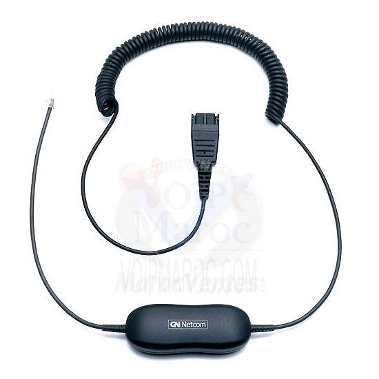 Jabra casque GN 1200 0.8m straight QD to Mod Plug 88001-99