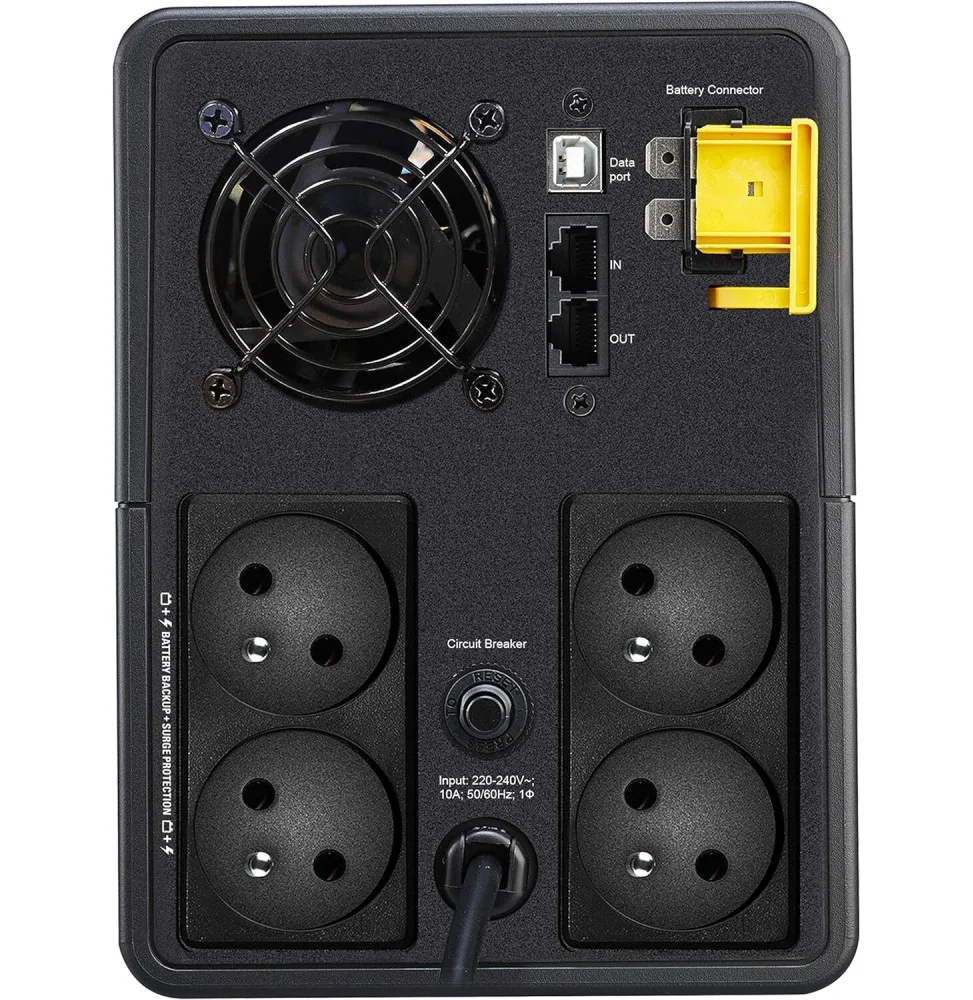 APC Back-UPS 2200VA, 230V, AVR, French Sockets 24M BX2200MI-FR