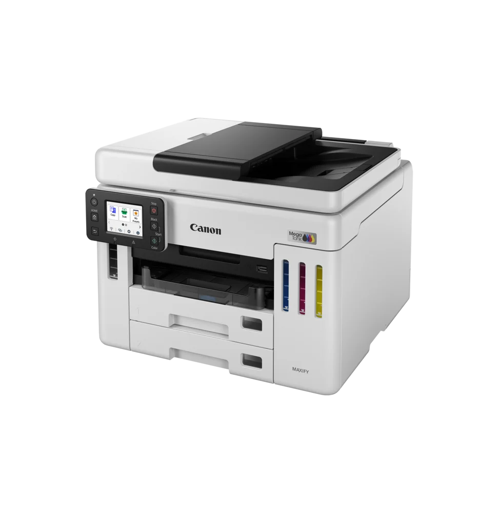 CANON Ink Tank GX7140 EUM/EMB Couleur MFP 4en1 A4 Reseau Wfi ADF R/V Int USB 24PPM Noir 15,5PPM 12M 6880C009AB