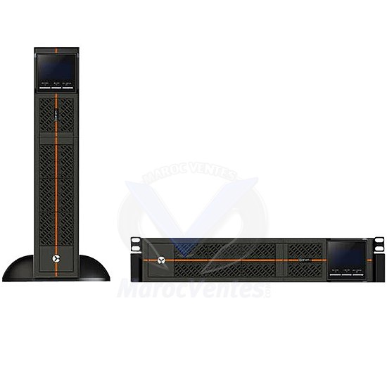 VERTIV LIEBERT GXT RT+ Onduleur Monophasé RACK/TOUR 1KVA 900W 230V 0.9 FACTEUR DE PUISSANCE Noir GXTRT-1000IRT2UXL