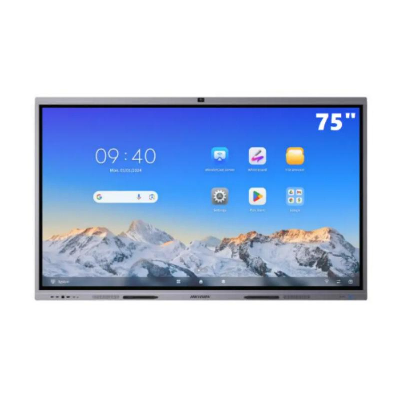 Ecran Interactif 75" Tactile UHD 4K AVEC CAMERA INTEGREE certifié EDLA