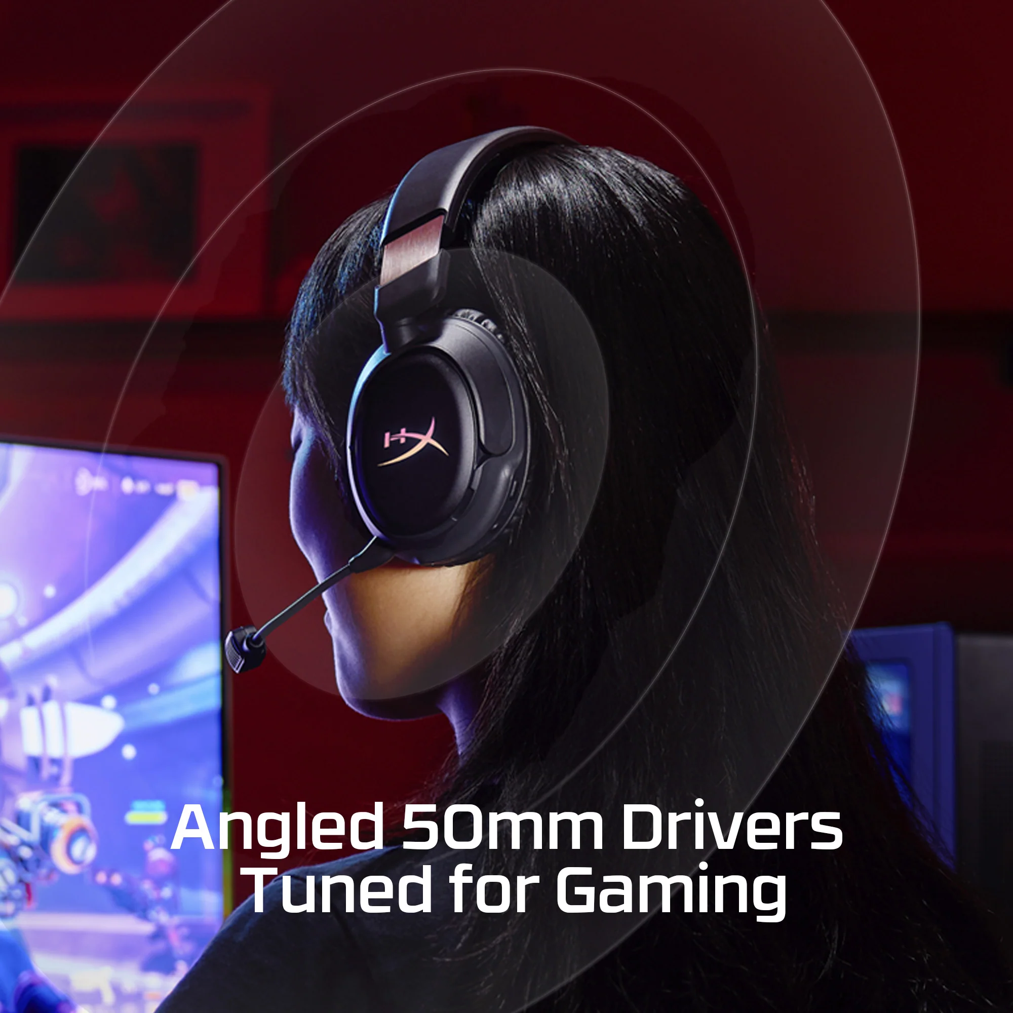 HyperX Cloud Flight 2 WLS Blk Gaming Headset PC B5VC4AA
