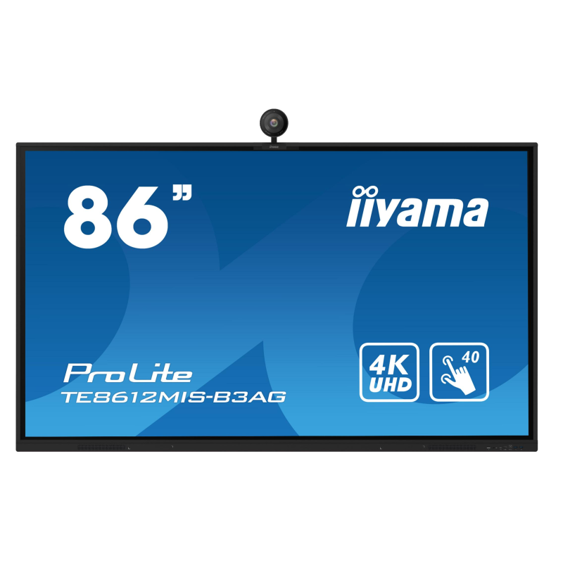 Ecran Interactif avec CAMERA INTEGREE 4K UHD AUTOTRACKING 86 pouces 24/7 + UC-CAM10PRO-1