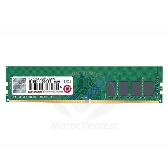 Module de mémoire DDR4 2400 MHz 4 Go 512Mx8 1Rx8 JM2400HLH-4G