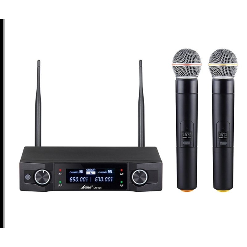 KIT DOUBLE MICRO BALADEUR A MAIN SANS FIL UHF BETA PV-602 PV-602