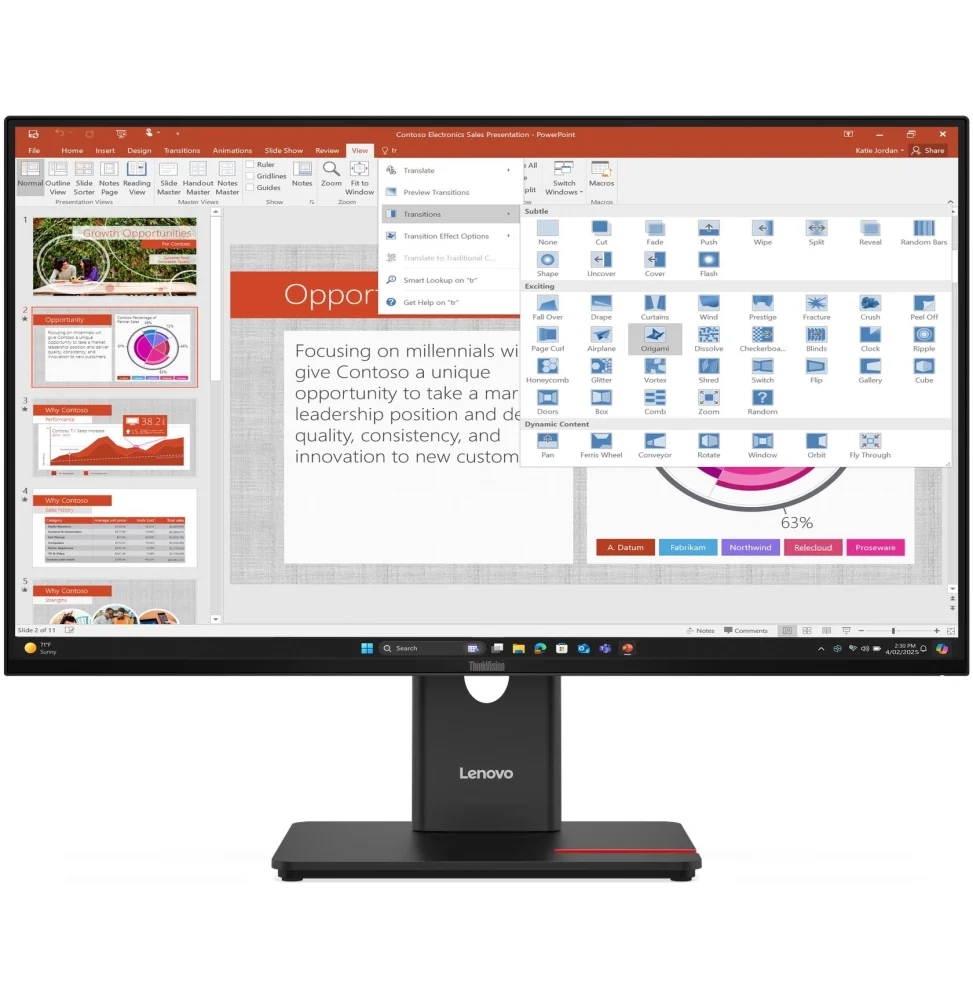 LENOVO Moniteur ThinkVision T27-40 27