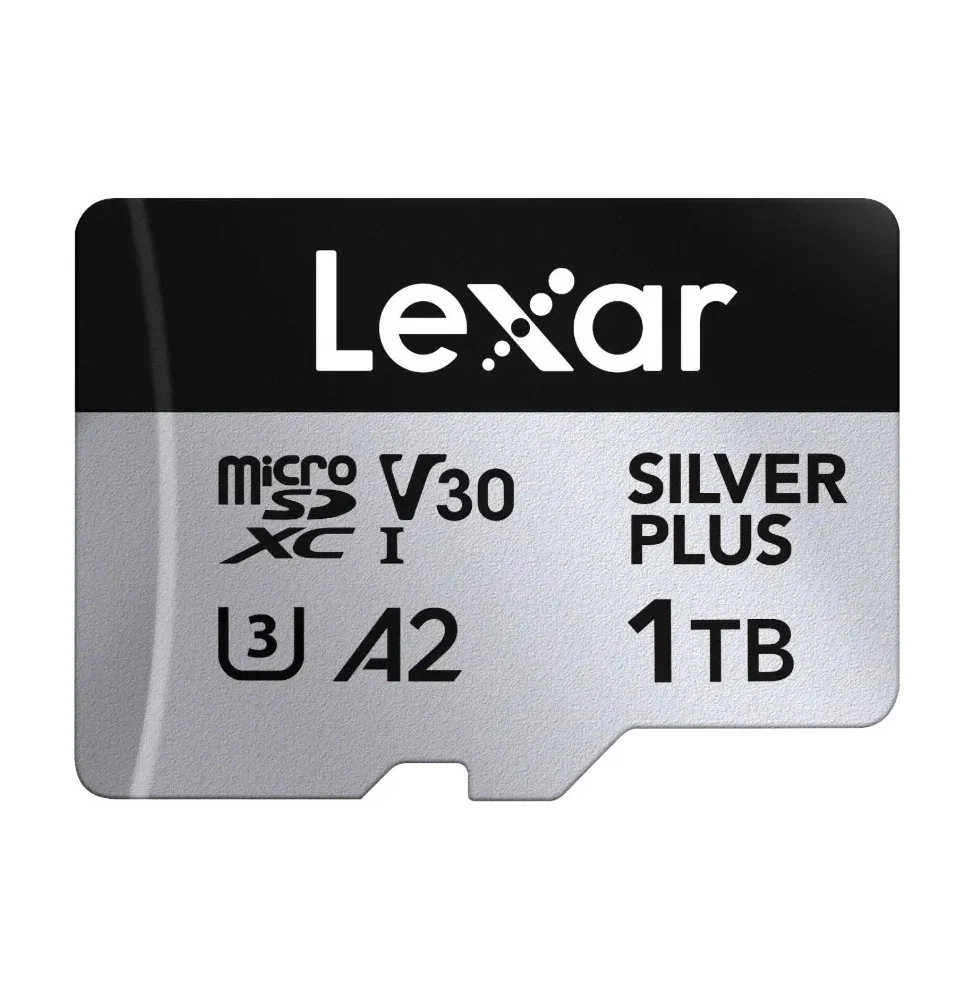 LEXAR CARTE SD MS Silver Plus 256GB Professional SILVER PLUS microSDXC™ UHS-I cards,up to 205MB 12M LMSSIPL256G-BNANG