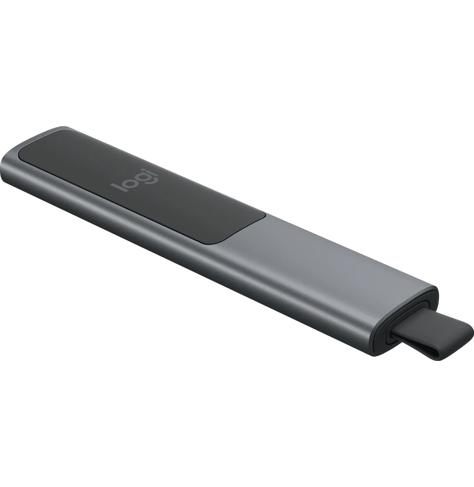 LOGITECH PRESENTER C-U0016,BOSPHORUS,IN-HOUSE/EMS,NO LANG,EMEA,SLATE,RETAIL,2.4GHZ/BT 910-004861