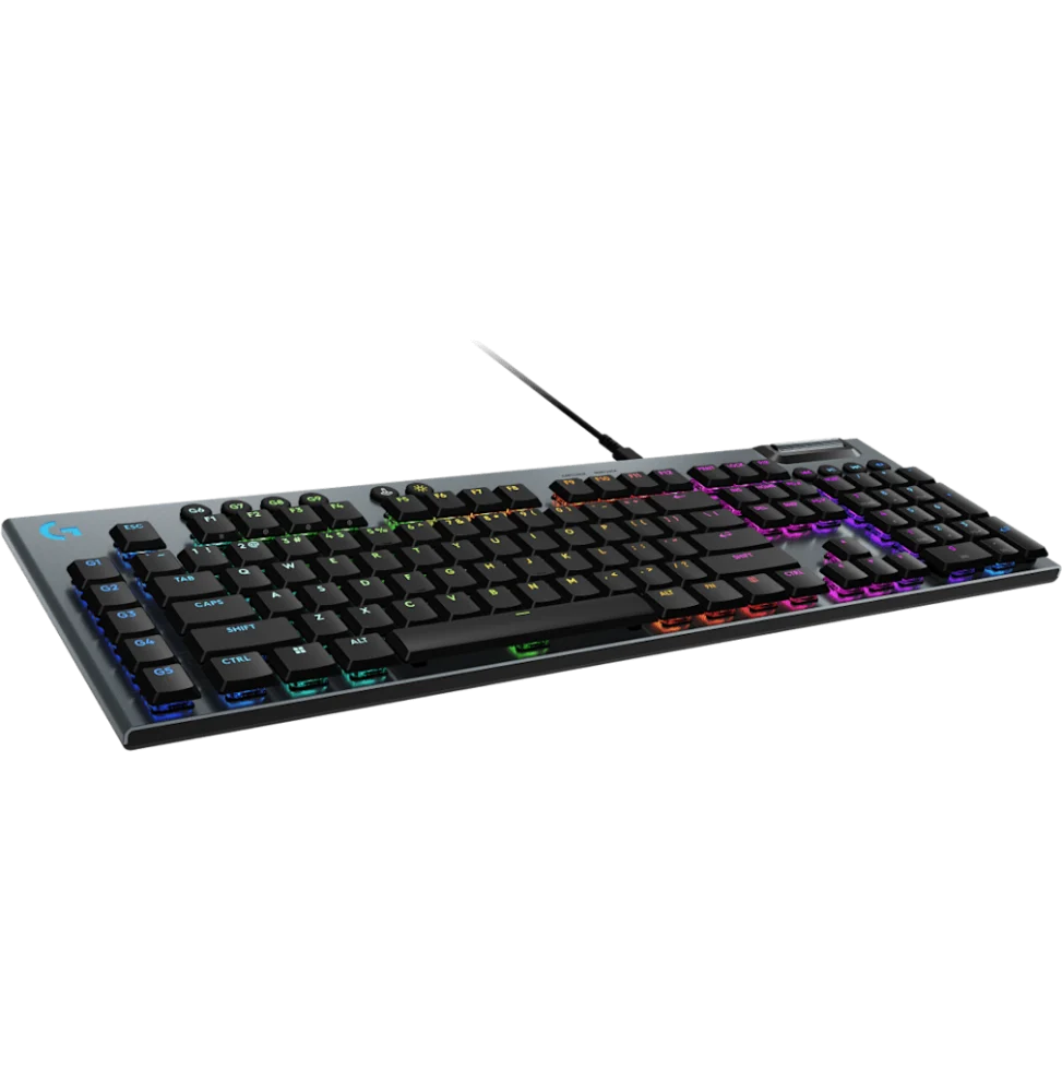 LOGITECH CLAVIER G915 X low Profile Wired Gaming Keyboard - BLACK - US INT