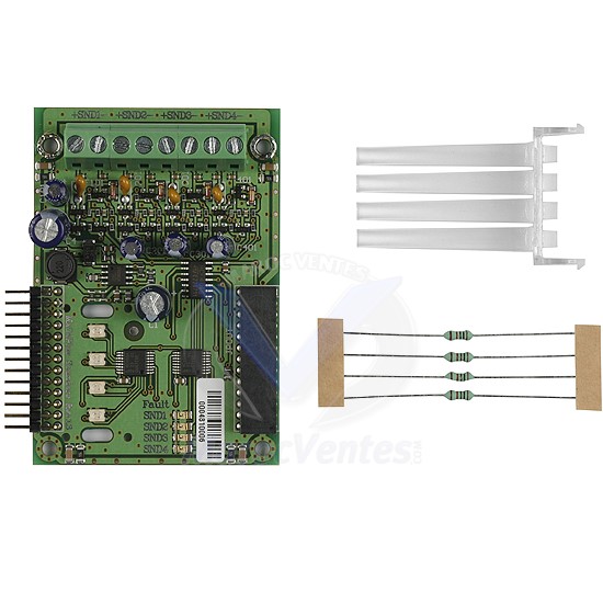 Module D’extension de 4 Sorties Sirène pour MAG 8 Plus MS4