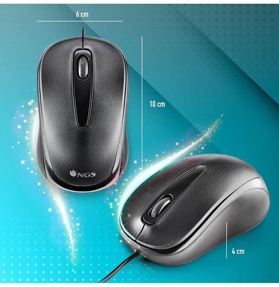 NGS SOURIS FILAIRE 12000 DPI EASYDELTA