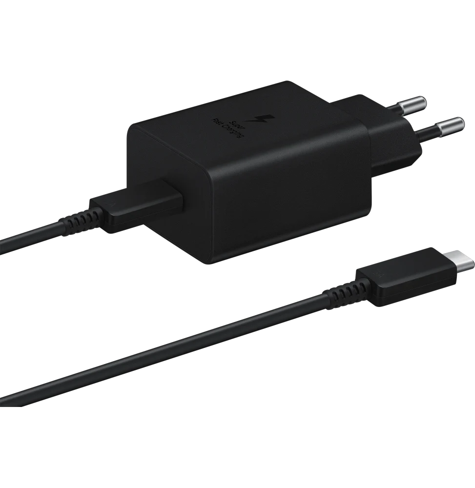 SAMSUNG 25W wall charger C-to-C with C-To-C Cable black EP-T2510XBEGWW