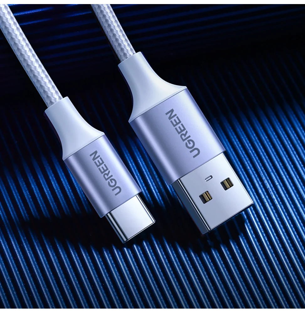 Ugreen USB-A 2.0 to USB-C Cable 1m Blanc 60131