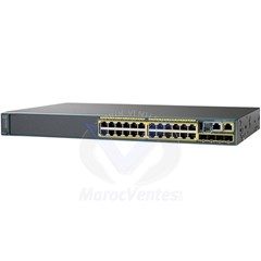 Catalyst 2960X-24TS-L 24 x 10/100/1000 + 4 x Gigabit SFP Montable sur Rack