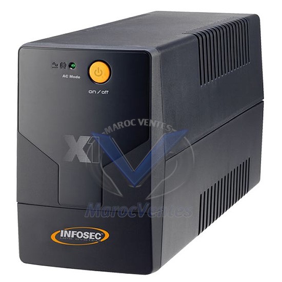 Onduleur, Line Interactive, 500 W, 1000 VA, 2 prises X1 500 EX