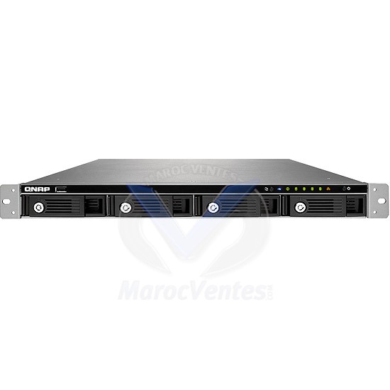 Serveur NAS professionnel 4 baies (sans disque dur) 4 Go RAM Rack 1U Alimentation Redondante TS-453U-RP